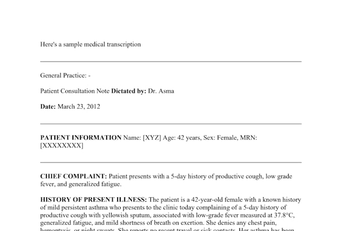 do accurate medical transcription
